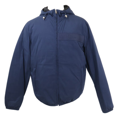 DIOR 26SS Hooded Down Jacket Navy Size 48