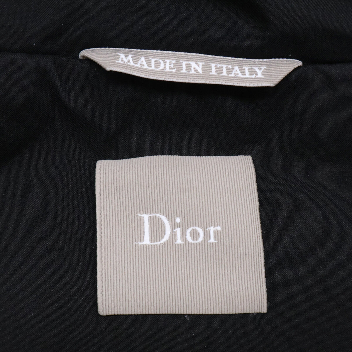 DIOR 26SS Hooded Down Jacket Navy Size 48