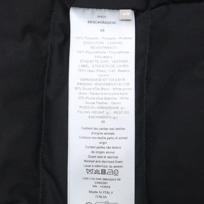 DIOR 26SS Hooded Down Jacket Navy Size 48