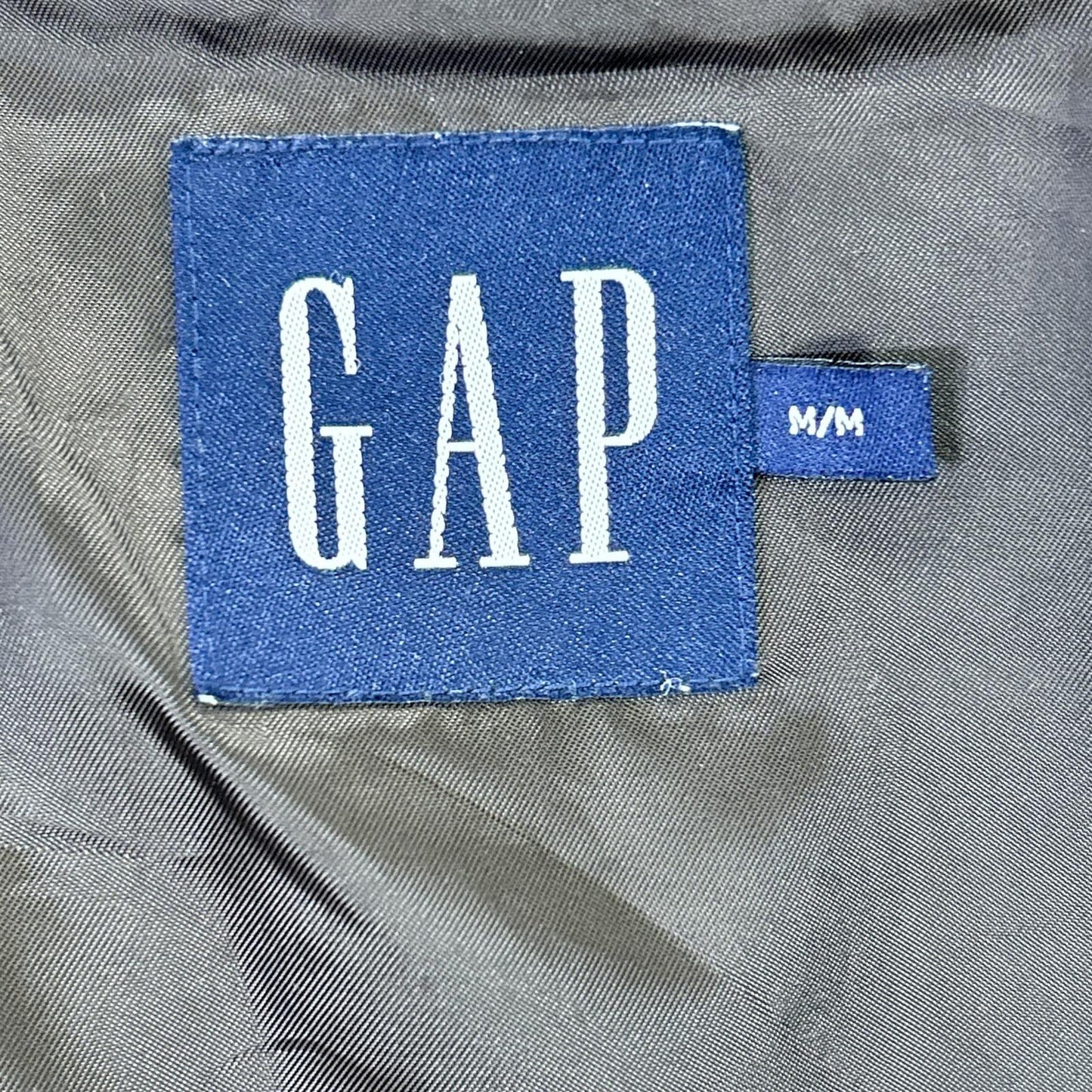 GAP 00s Old Cow Leather Zip Jacket Brown
