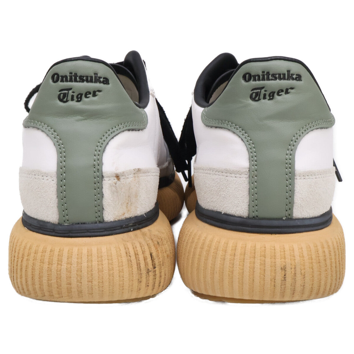 Onitsuka Taiger 1183B874 Delecity White/Lichen Green Sneakers Size 8