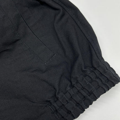 UNUSED US2541 Cotton Duck Button Down Shirt Black Size 3