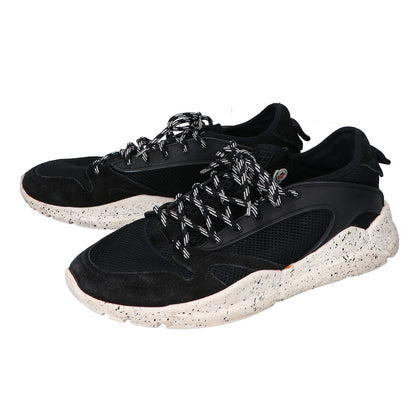 MONCLER ANAKIN Black Low-top Sneakers Mesh Size EU 43