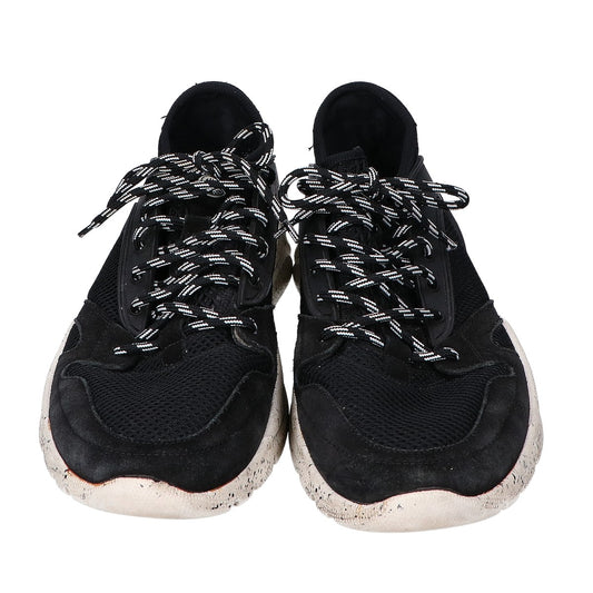 MONCLER ANAKIN Black Low-top Sneakers Mesh Size EU 43