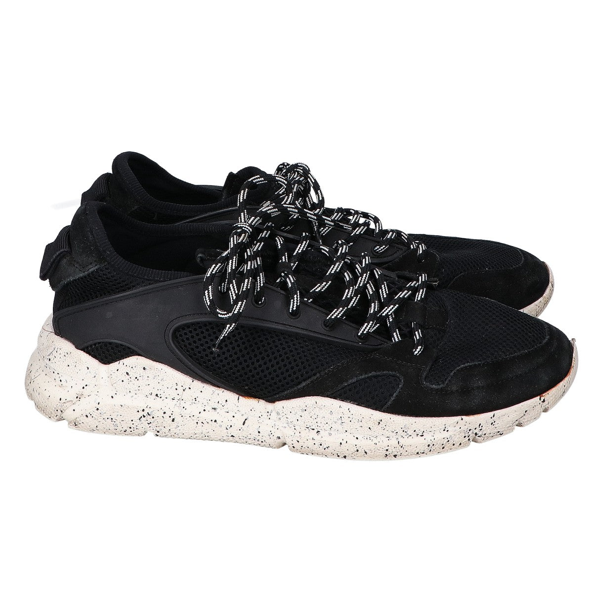 MONCLER ANAKIN Black Low-top Sneakers Mesh Size EU 43