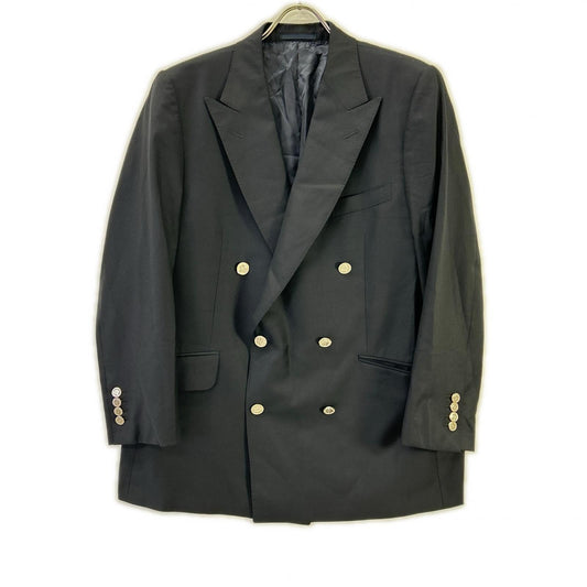 ALFREDDUNHILL Navy ST.JAMES FIT Wool Double Jacket Size 52