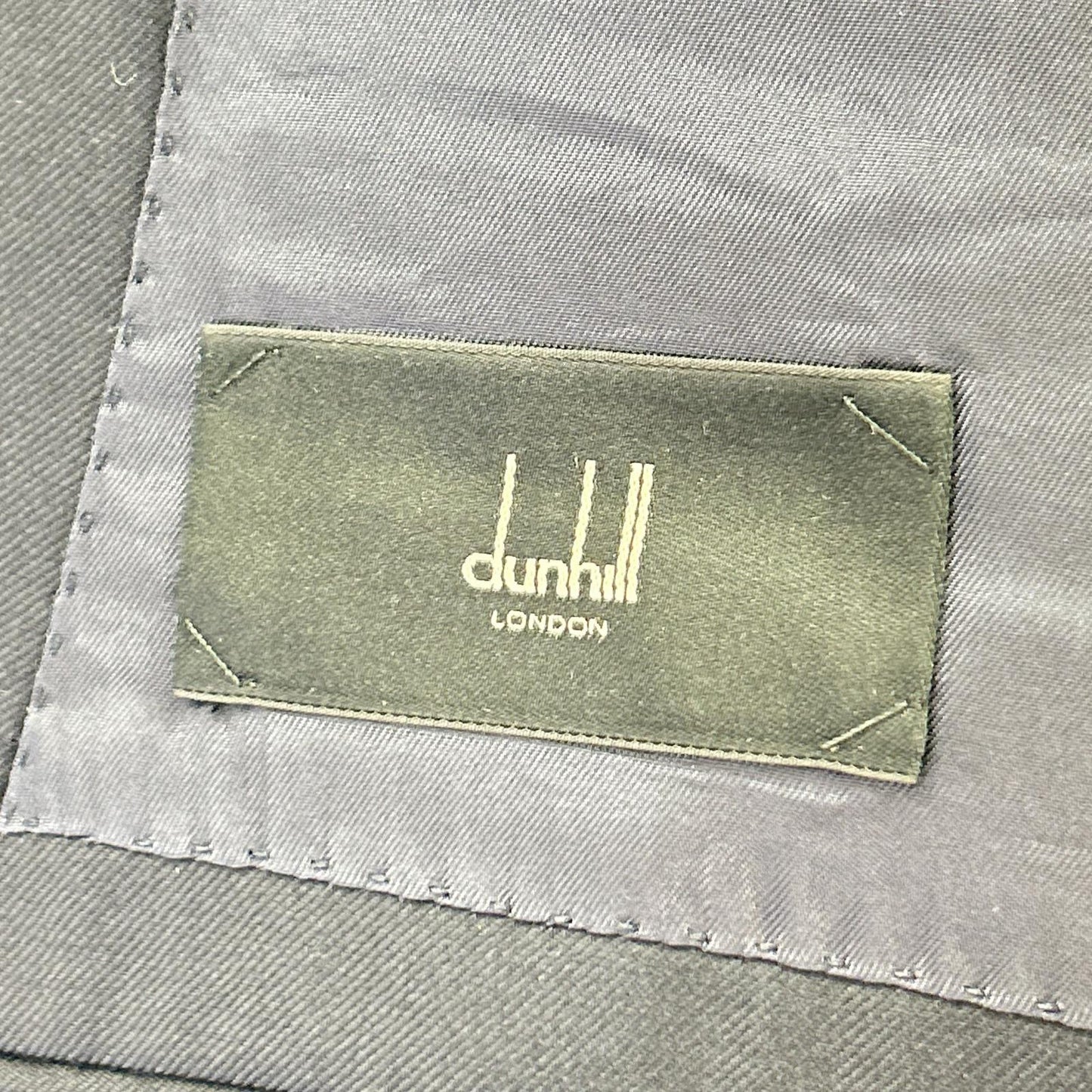 ALFREDDUNHILL Navy ST.JAMES FIT Wool Double Jacket Size 52