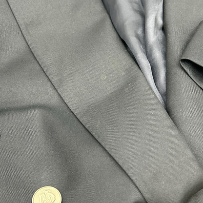 ALFREDDUNHILL Navy ST.JAMES FIT Wool Double Jacket Size 52