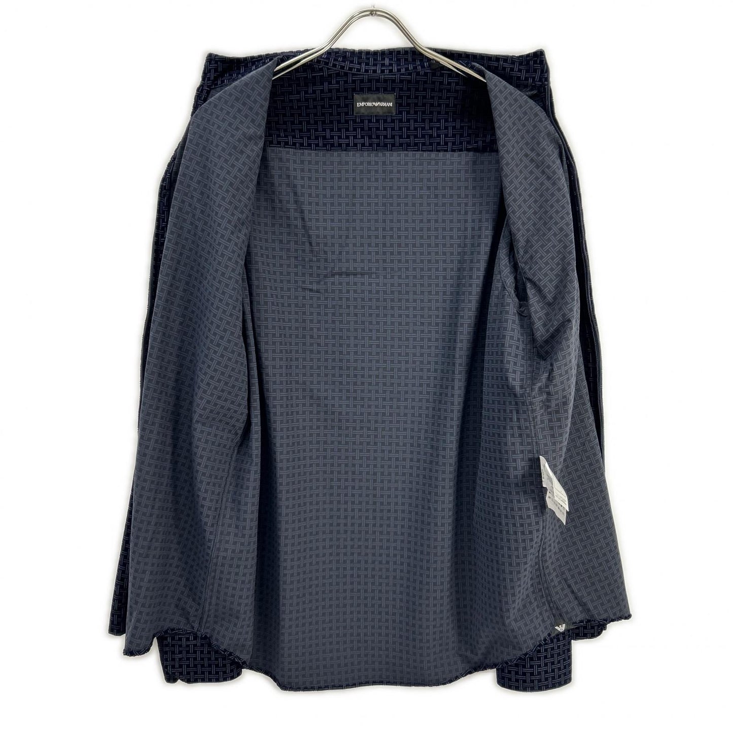 EMPORIOARMANI Navy Zip Up Blouson Polyester Size L