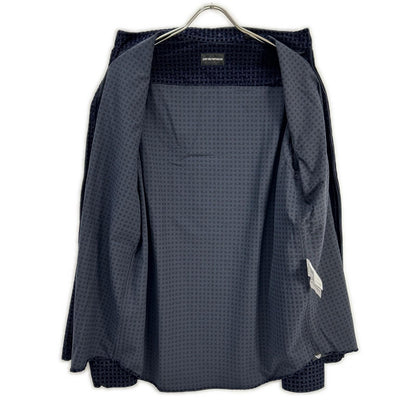 EMPORIOARMANI Navy Zip Up Blouson Polyester Size L
