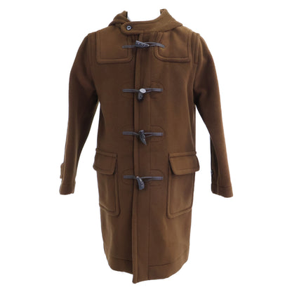 INVERTERE Wool Duffel Coat Brown Size 38
