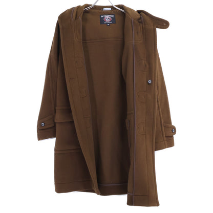 INVERTERE Wool Duffel Coat Brown Size 38