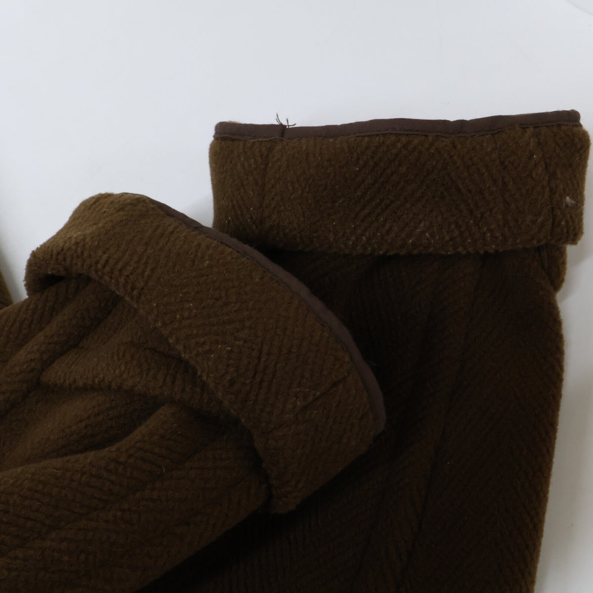 INVERTERE Wool Duffel Coat Brown Size 38