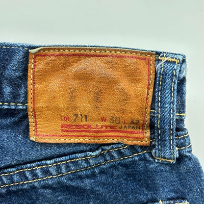 RESOLUTE 711 Indigo One Wash Denim Jeans Size 30/32