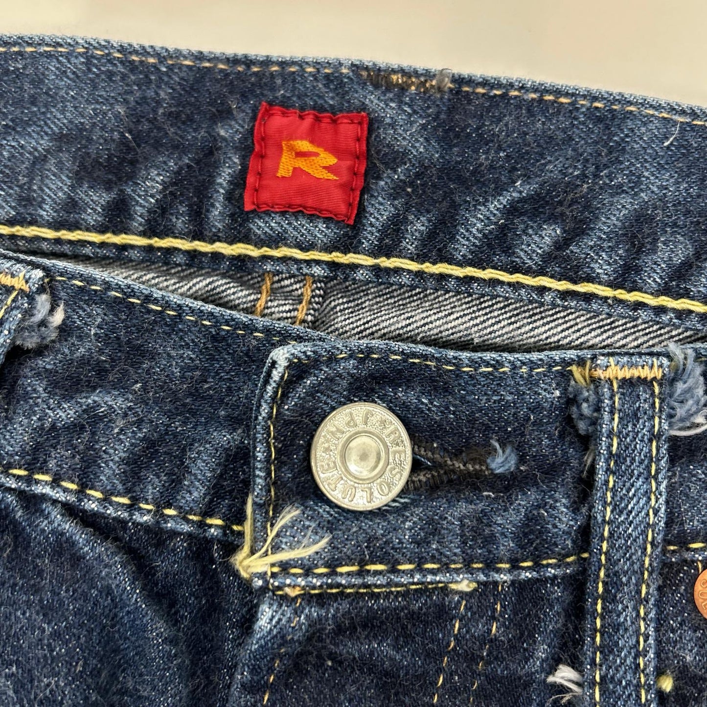 RESOLUTE 711 Indigo One Wash Denim Jeans Size 30/32