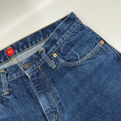 RESOLUTE 712 Tapered Indigo One Wash Denim Jeans Size 31/29