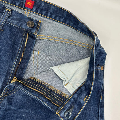 RESOLUTE 712 Tapered Indigo One Wash Denim Jeans Size 31/29