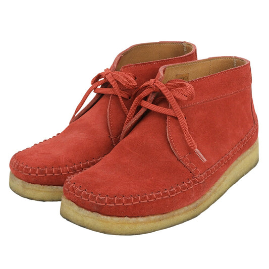 PADMORE & BARNES Willow Red Low-top Sneakers Suede Size 7