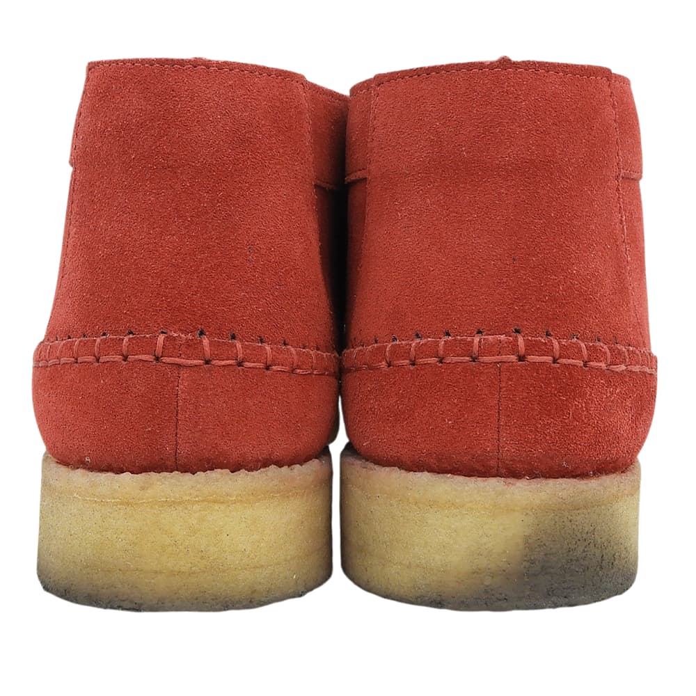 PADMORE & BARNES Willow Red Low-top Sneakers Suede Size 7