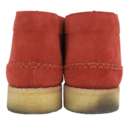 PADMORE & BARNES Willow Red Low-top Sneakers Suede Size 7