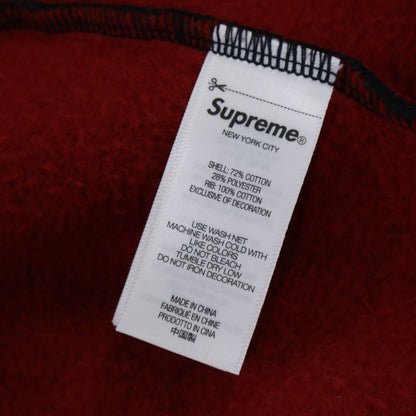 Supreme 26SS Cut Out Zip Up Hoodie Black/Red Size MEDIUM