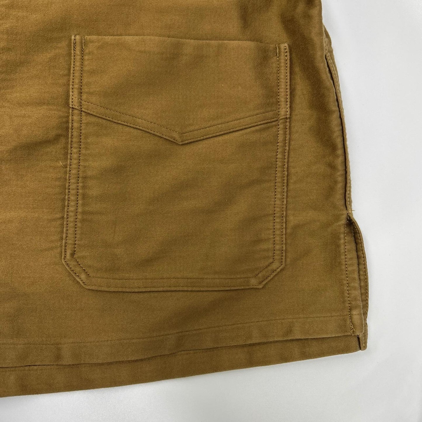 AUBERGE CHARBON DEEP Brown Coverall Jacket Cotton Size 42