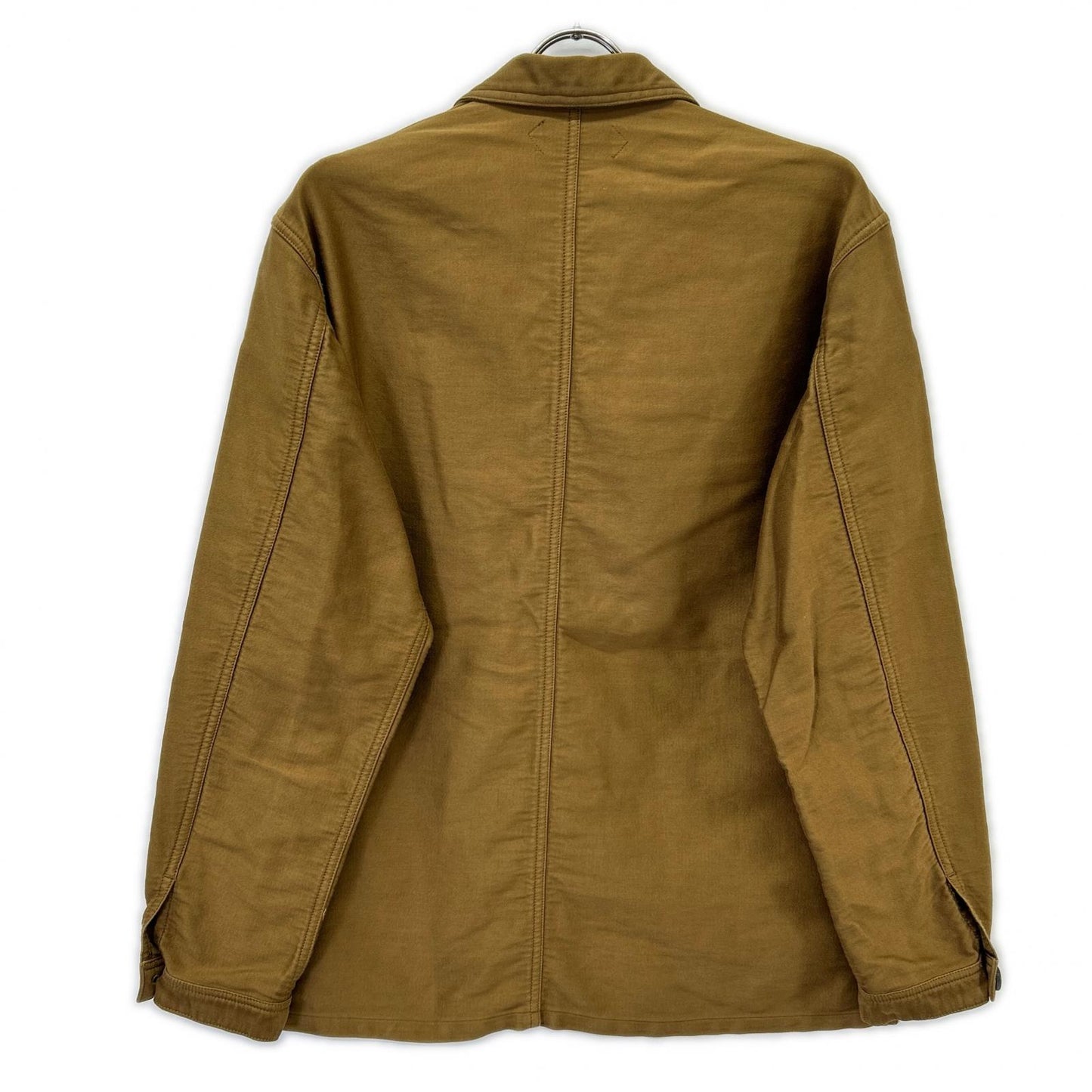 AUBERGE CHARBON DEEP Brown Coverall Jacket Cotton Size 42
