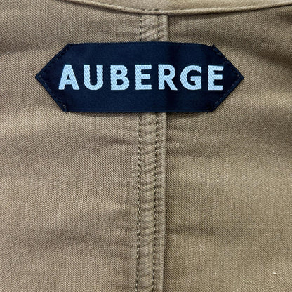 AUBERGE CHARBON DEEP Brown Coverall Jacket Cotton Size 42