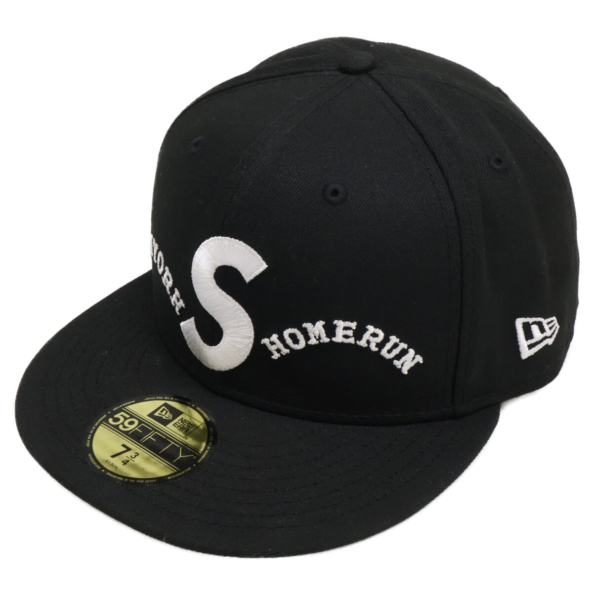 New Era SS25 Supreme 59FIFTY Homerun S Cap Black Size 61.5CM