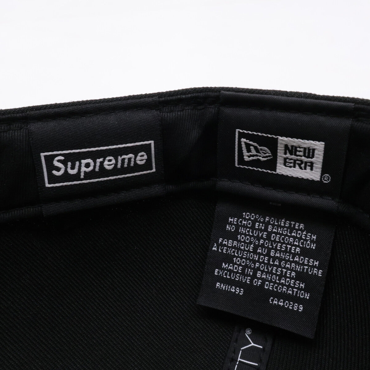 New Era SS25 Supreme 59FIFTY Homerun S Cap Black Size 61.5CM