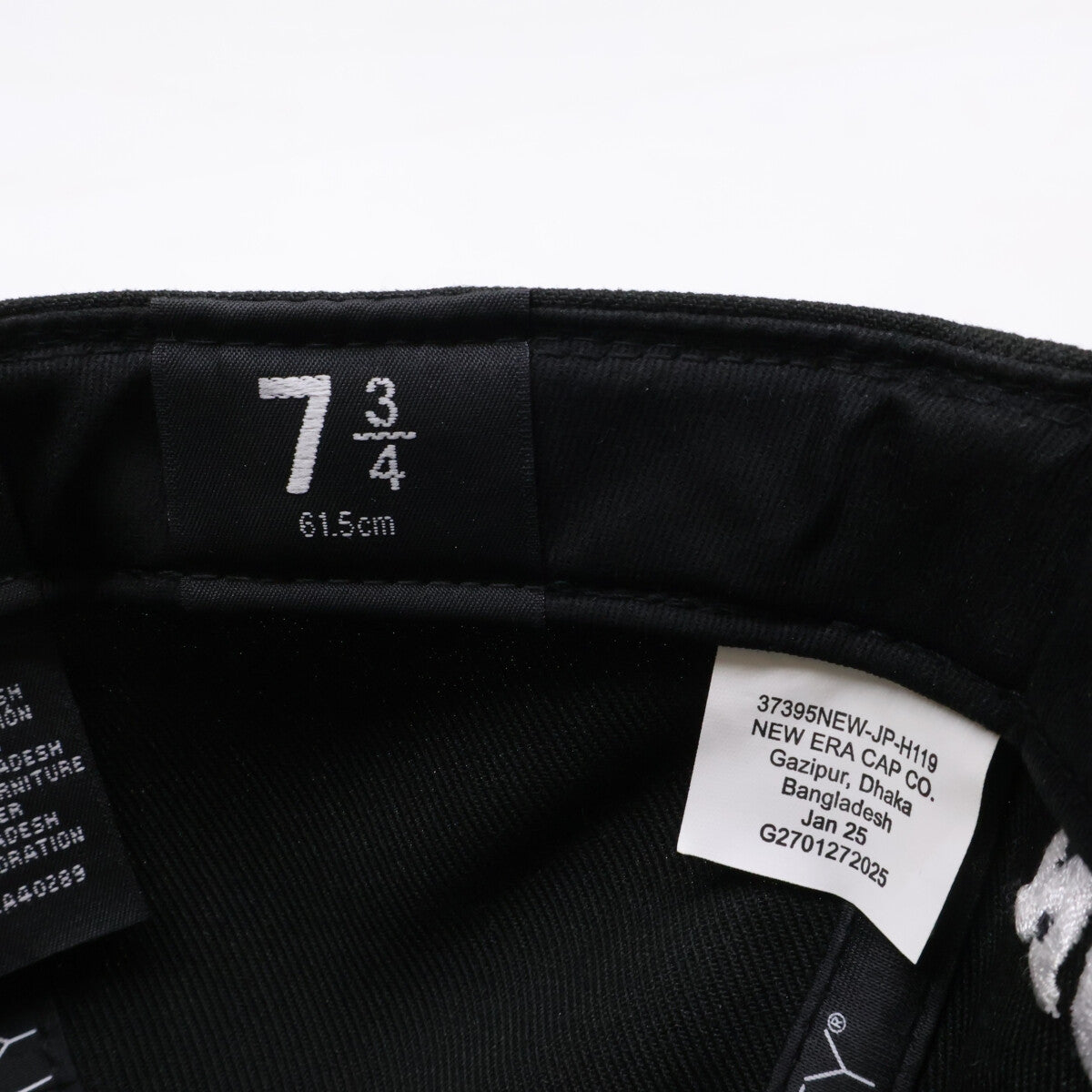 New Era SS25 Supreme 59FIFTY Homerun S Cap Black Size 61.5CM