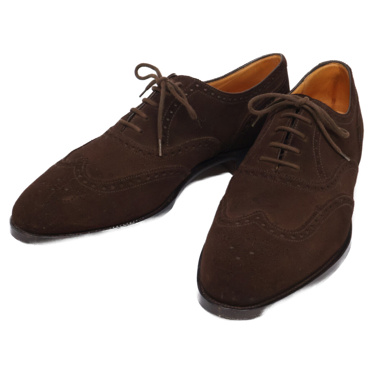 JOHN LOBB Marshall Suede Wingtip Dark Brown Sneakers Size 8E