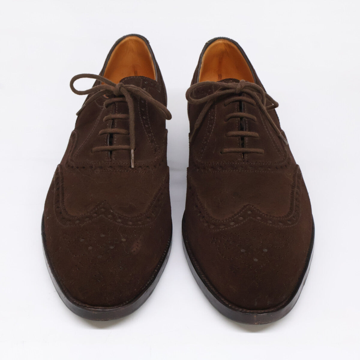 JOHN LOBB Marshall Suede Wingtip Dark Brown Sneakers Size 8E