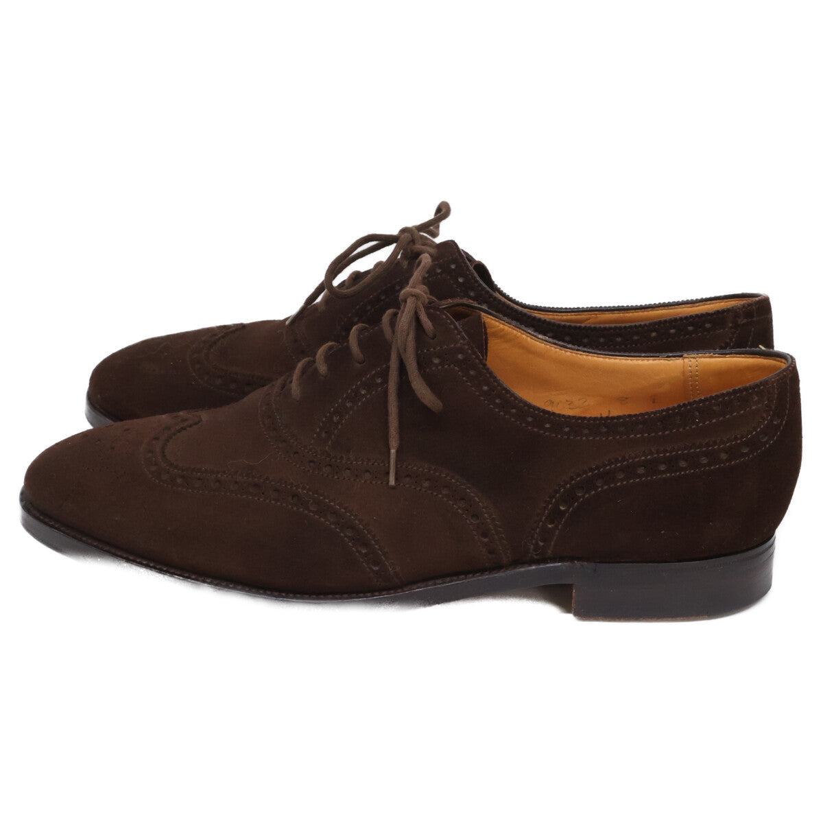 JOHN LOBB Marshall Suede Wingtip Dark Brown Sneakers Size 8E