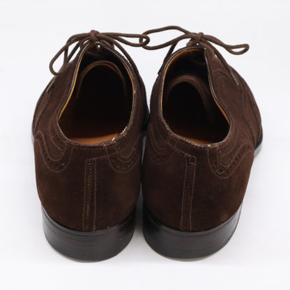 JOHN LOBB Marshall Suede Wingtip Dark Brown Sneakers Size 8E