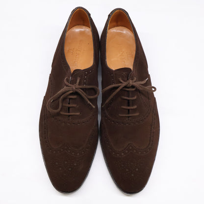 JOHN LOBB Marshall Suede Wingtip Dark Brown Sneakers Size 8E