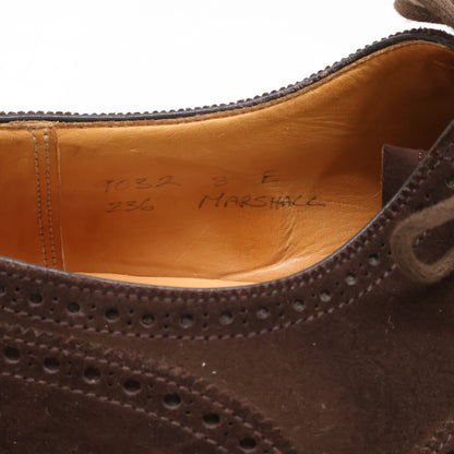 JOHN LOBB Marshall Suede Wingtip Dark Brown Sneakers Size 8E