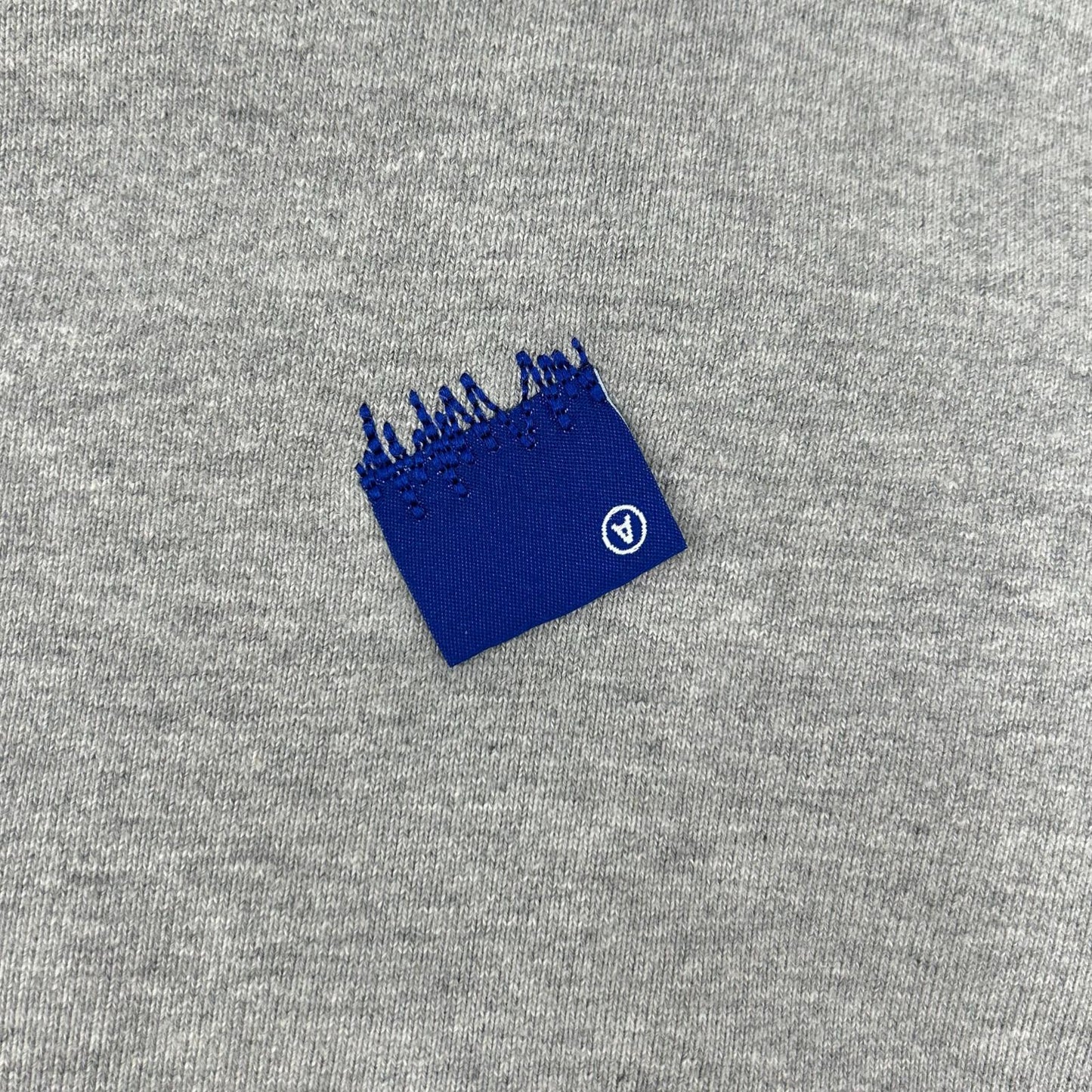 ADER error Gray Crewneck Cotton Sweatshirt Size XL