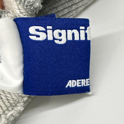ADER error Gray Crewneck Cotton Sweatshirt Size XL