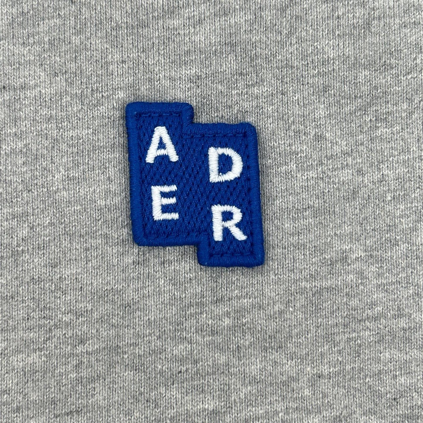 ADER error Gray Crewneck Cotton Sweatshirt Size XL