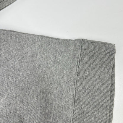 ADER error Gray Crewneck Cotton Sweatshirt Size XL