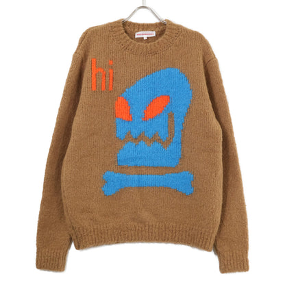Walter Van Beirendonck Hi Knit Crewneck Sweater Brown Size L