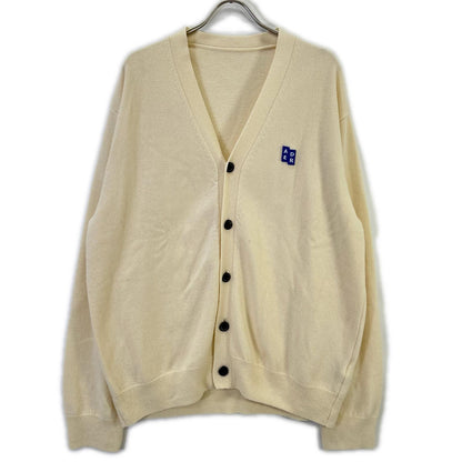 ADER error Oatmeal Wool Signature Cardigan Size XL