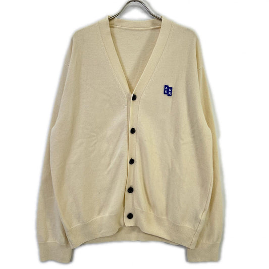 ADER error Oatmeal Wool Signature Cardigan Size XL