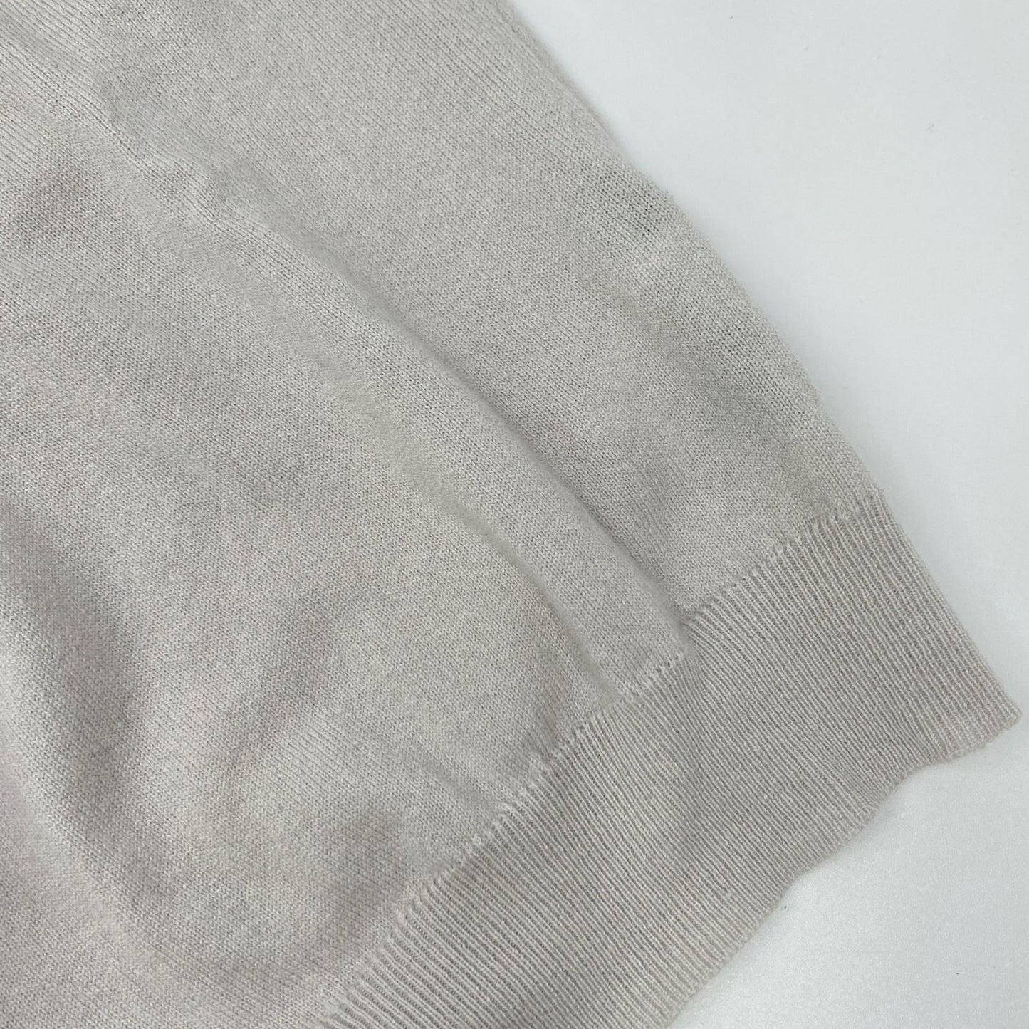 FEDELI Light Gray Cashmere Slim Turtleneck Sweater Size 48