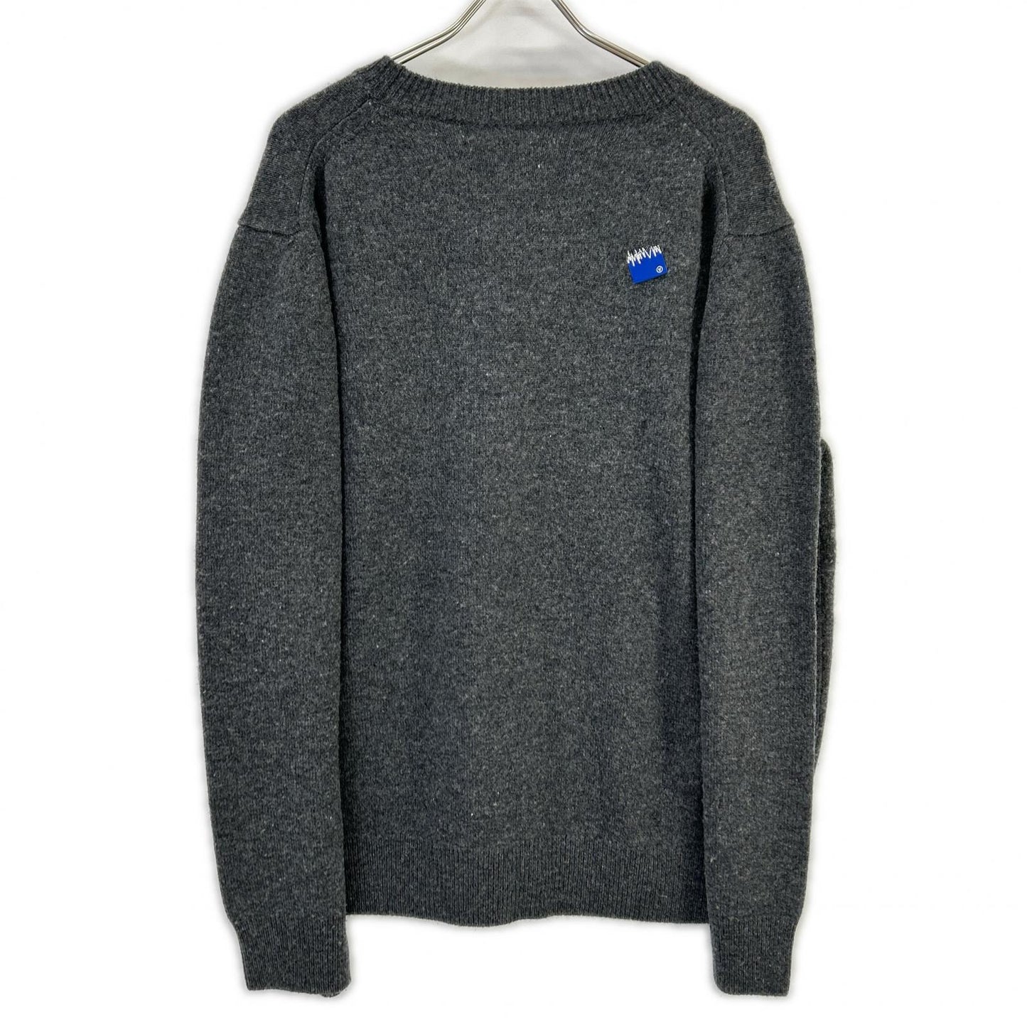 ADER error Dark Gray Wool Signature Crewneck Sweater Size XL
