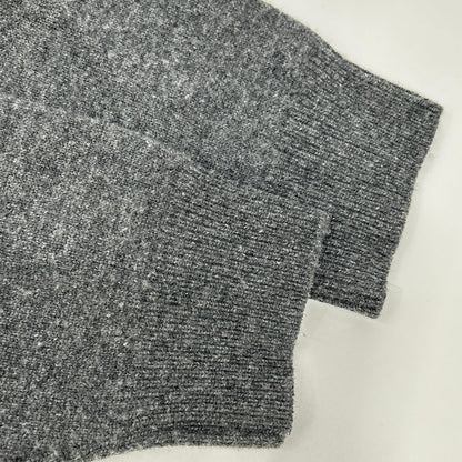 ADER error Dark Gray Wool Signature Crewneck Sweater Size XL