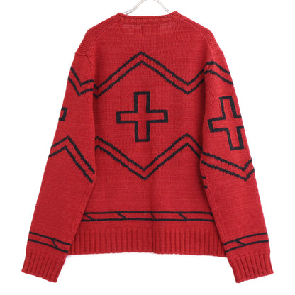 POLO RALPH LAUREN xNAIOMI Linen Cashmere Sweater Red Size XL