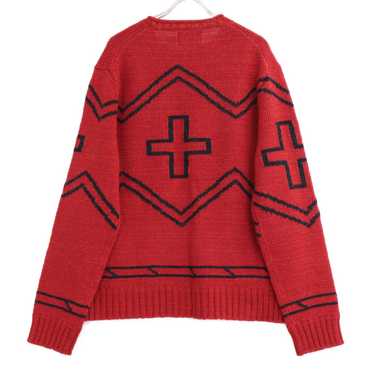 POLO RALPH LAUREN xNAIOMI Linen Cashmere Sweater Red Size XL