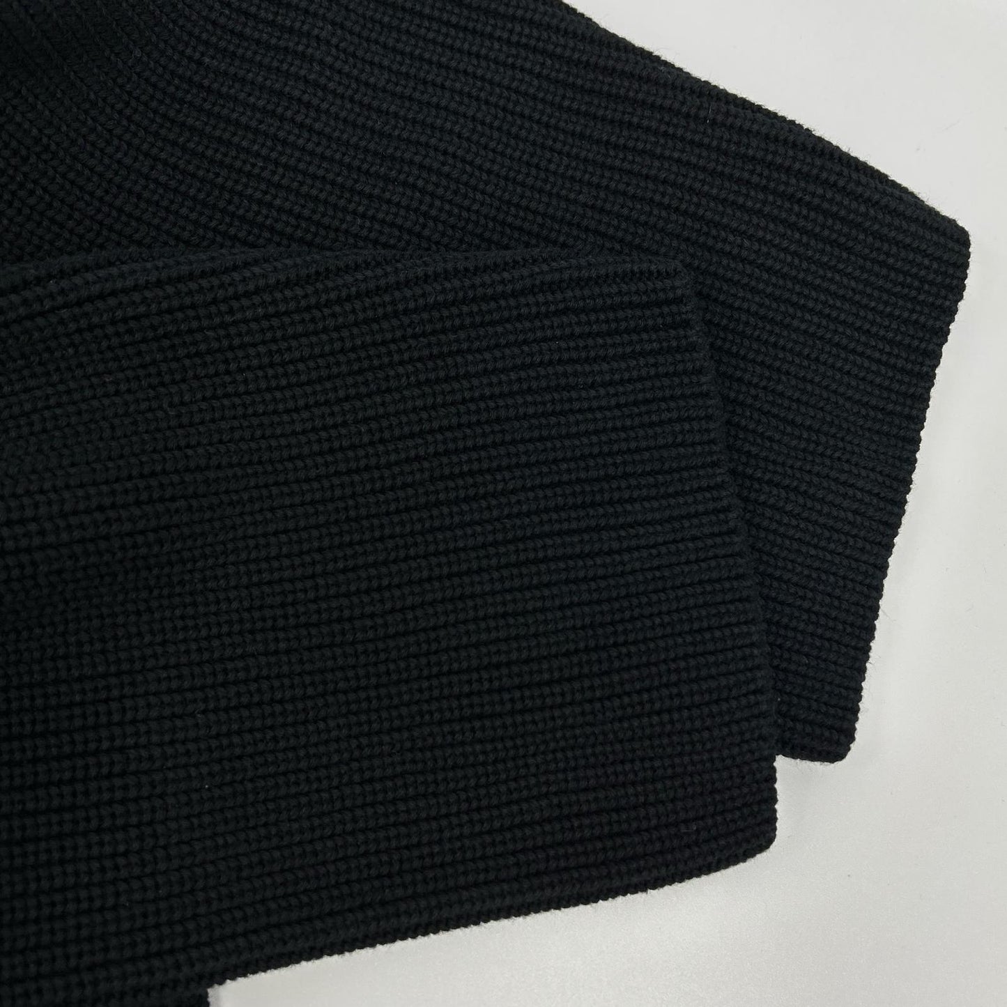 BALENCIAGA Black White Layered Knit T-Shirt Size 1